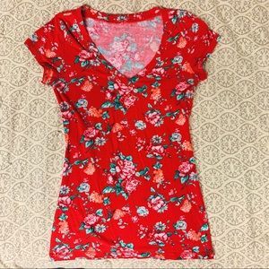 Wet Seal floral print tee